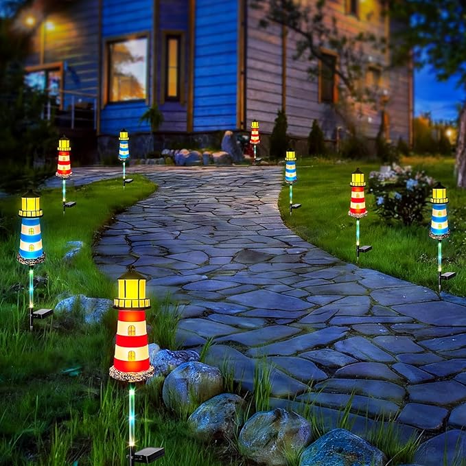 Solar Lights Outdoor 2 Pack, Solar Garden Lamps, Outdoor Decorations, Garden - Image 5