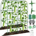 Cucumber Trellis for Raised Bed 50 x 34 Inch U-Shape Garden Trellis for by Qinzave