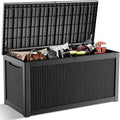 320 Gallon Outdoor Deck Box, Lockable Waterproof Outdoor Storage Boxes by MAIUSCOLI