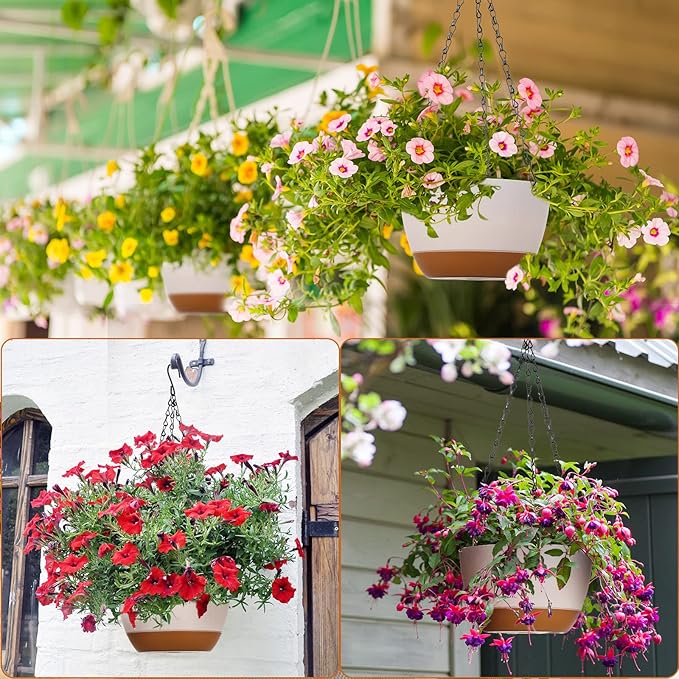 Mumufy 6 Pcs 8 Inch Hanging Planter - Image 6