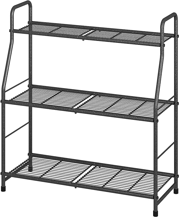 Simple Trending Plant Stand Outdoor Indoor 3 Tier Metal Waterproof Plant Shelf - Image 2