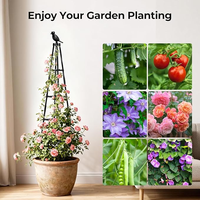 Garden Trellis for Climbing Plants Outdoors, Vegetables - Image 8