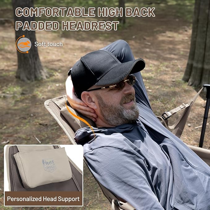 TIMBER RIDGE Hammock Camping Chair, Oversized Swinging Chair - Image 7