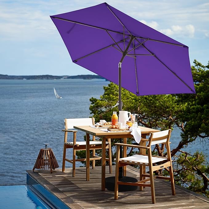 JEAREY 7.5FT Patio Umbrella Market Table Umbrella - Image 4