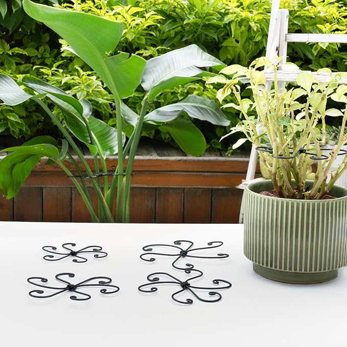 Black Monstera Plant Support Hook - Image 7