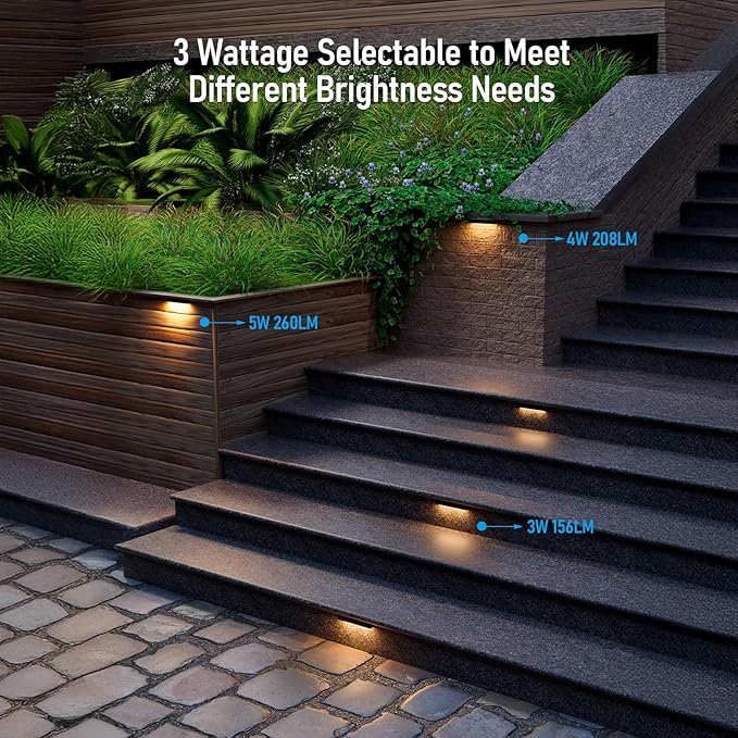 LEONLITE 8-Pack 7 Inch LED Hardscape Lighting, Update Retaining Wall Lights - Image 2