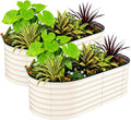 Garvee 2 Pack Galvanized Raised Garden Beds by Garvee