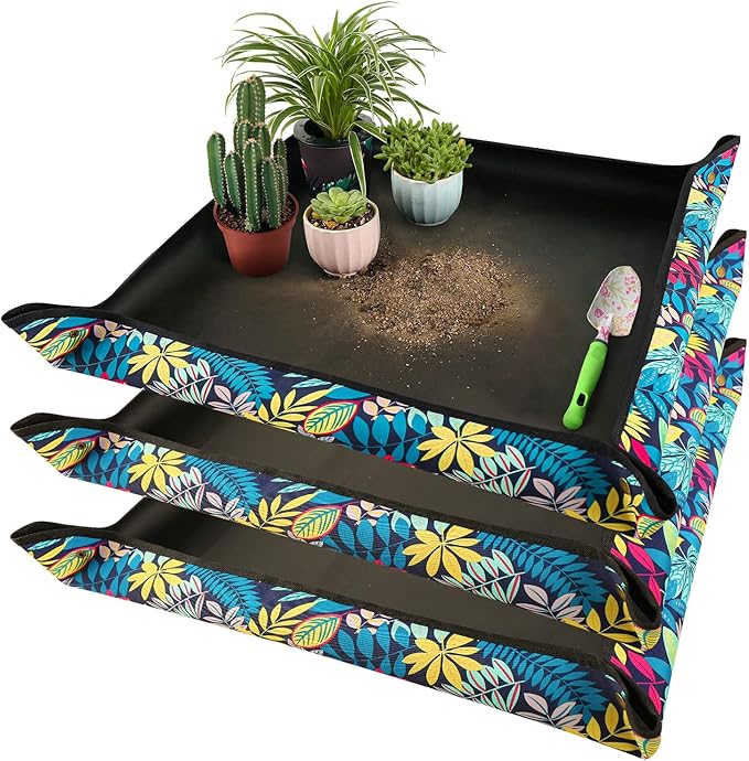 3 PCS 29.5"x 29.5" Waterproof Repotting Mat by HNXTYAOB