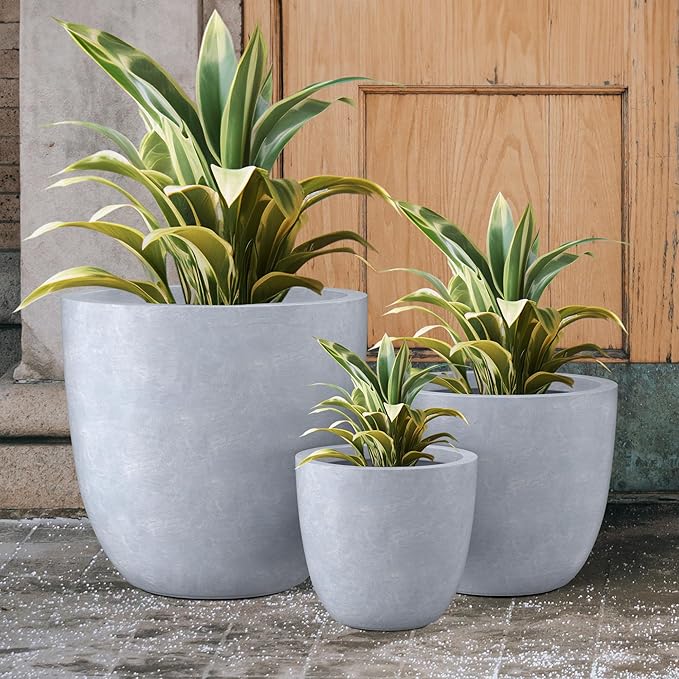 Kante 18", Outdoor Indoor Large Planter Pots - Image 6