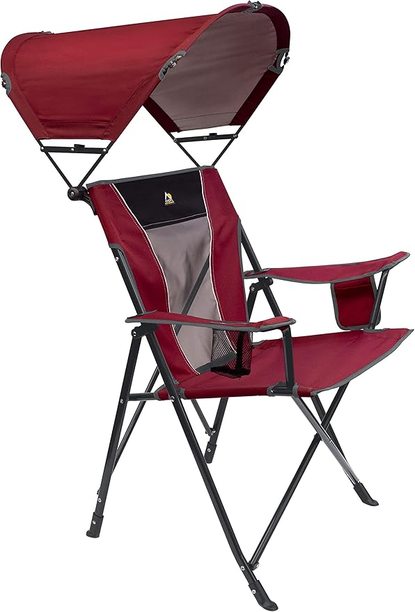 GCI Outdoor Sunshade Comfort Pro Chair, Cinnamon Red by GCIOUTDOOR