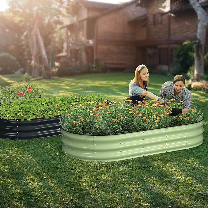 Raised Garden Bed Kit, Large Metal Raised Beds - Image 6