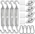 yofit 44 Pcs Shade Sail Hardware Kit, 6 Inch Outdoor Sun Sail Accessories by yofit