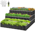 VIVOSUN 3-Tier Metal Raised Garden Bed, Vegetables and Herbs by VIVOSUN