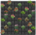 90 Pockets Hanging Planter Bags, Hanging Vertical Wall Mounted Plant Planting by Pehciroe