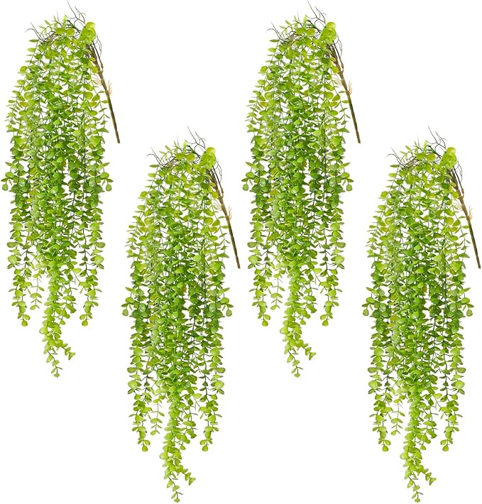 4 Pack Fake Hanging Plants by dallisten