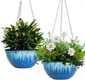 12 inch Large Hanging Planters for Indoor Outdoor Plants, Hanging Baskets for by LesOasis