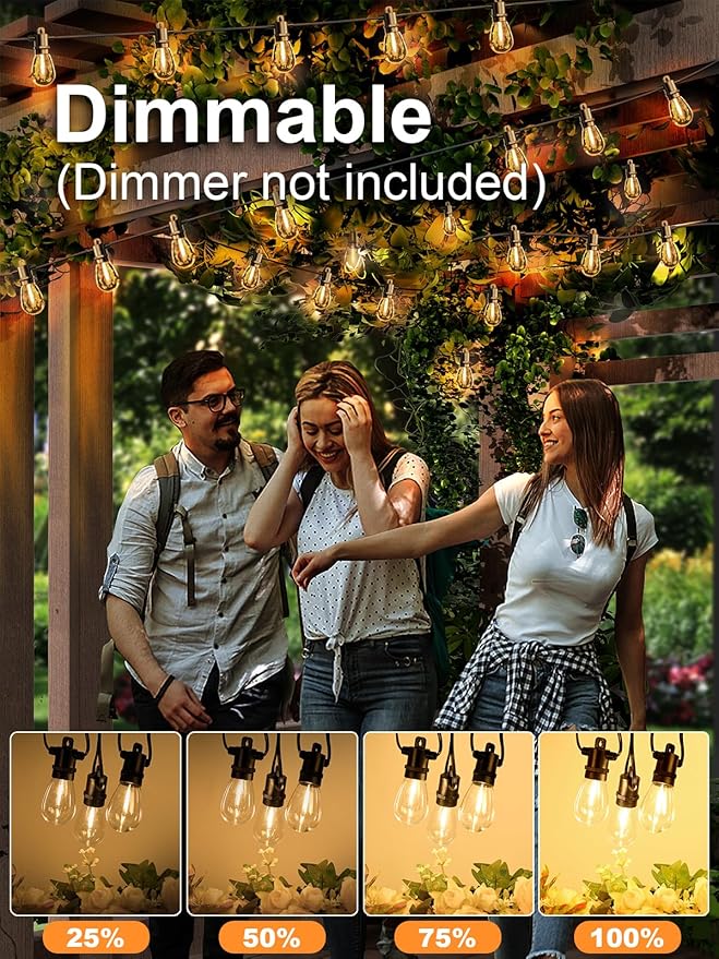 Svater Outdoor String Lights 150 FT, Patio Lights - Image 5