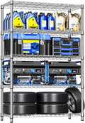 IZEUK 5-Tier Heavy Duty Metal Storage Shelving Unit, Adjustable Steel Wire Rack by IZEUK