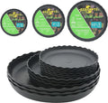 12Pcs Plant Saucer, 6 8 10 Inch Durable Plastic Plant Tray, Drip Tray by Lifecouldbesointeresting