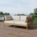 Acanva Modern Outdoor Patio Furniture Set, All-Weather Aluminium Conversation by acanva