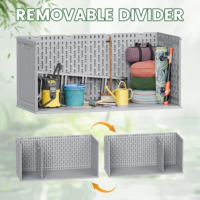 Devoko 260 Gallon Double-Wall Deck Box - Image 3