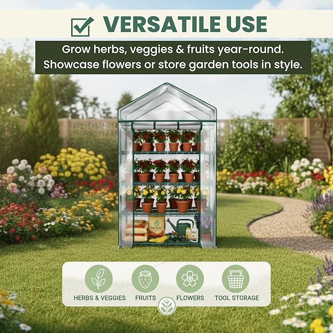 4 Tier Mini Greenhouse - Image 6