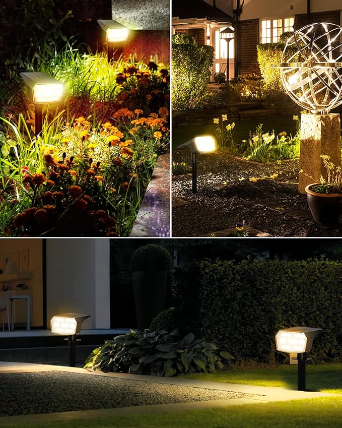 HIBOITEC Solar Spot Lights Outdoor Waterproof 59LED Landscape Lights Solar - Image 7