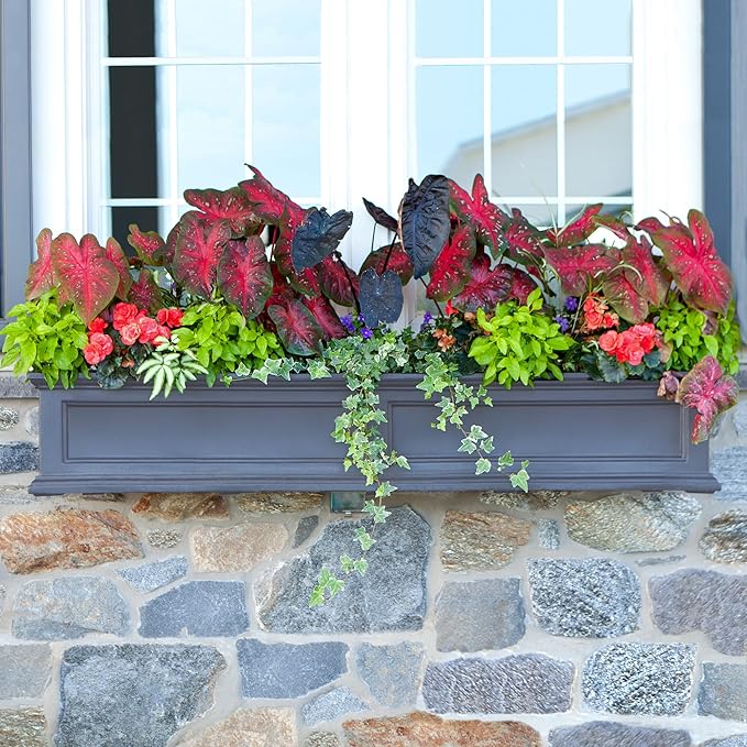 Mayne Fairfield 5-Foot Window Box – Self-Watering, Weather-Resistant Planter - Image 8