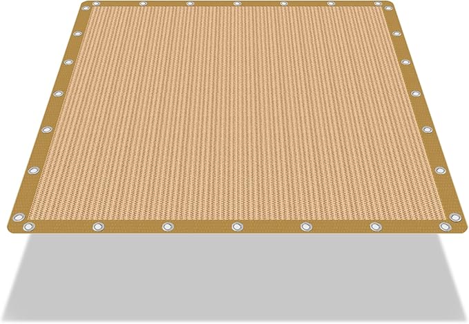 90% Shade Cloth Sun Shade Fabric Privacy Screen Shade Cover by eMERIT