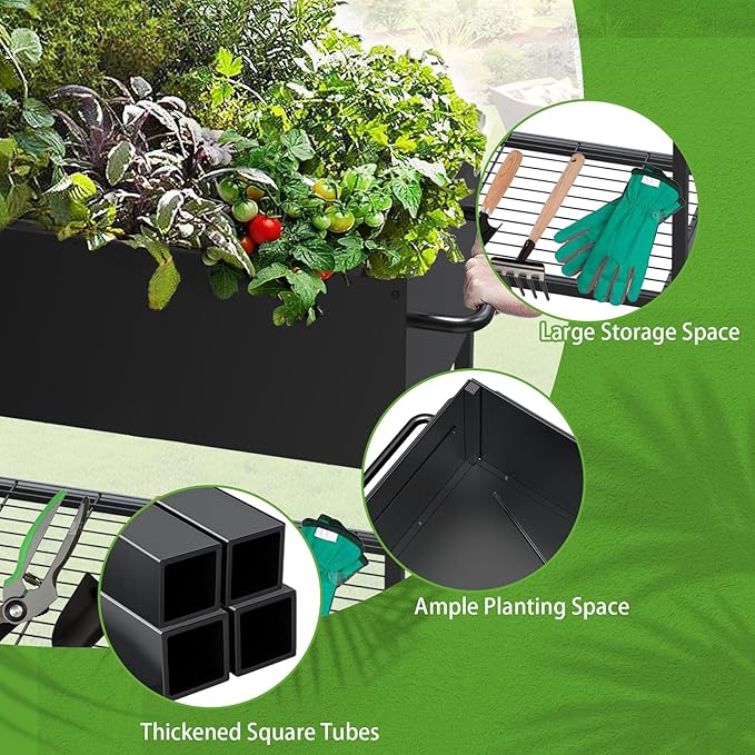 34 × 15 × 31 Inches Raised Garden Bed - Image 2