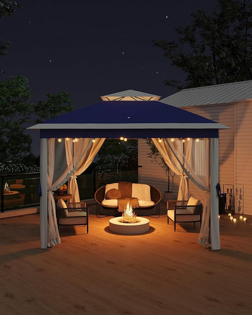 11'x11 Pop-Up Gazebo, Instant Outdoor Canopy Tent - Image 2