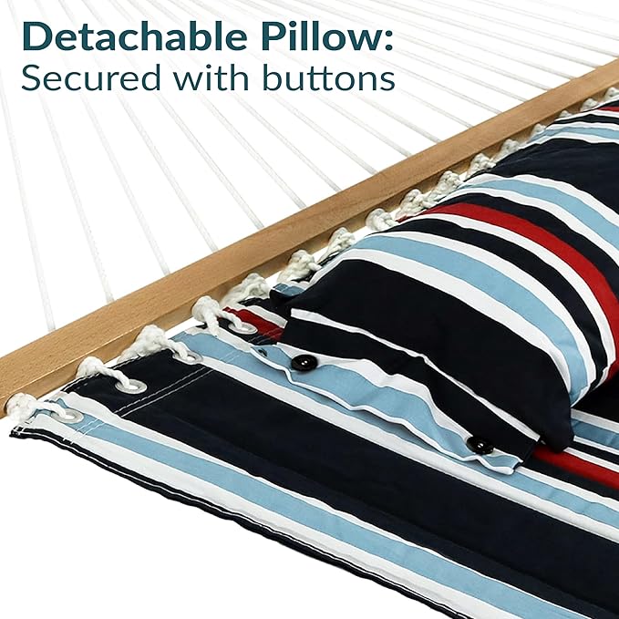 Sunnydaze Quilted Outdoor Hammock - Image 7