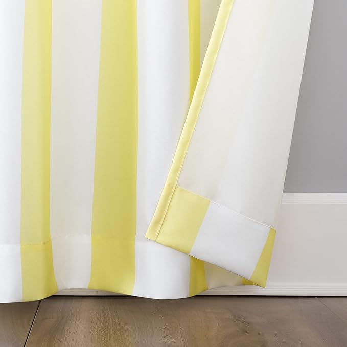 Sun Zero Valencia Cabana Stripe Indoor/Outdoor UV Protectant Energy Efficient - Image 4