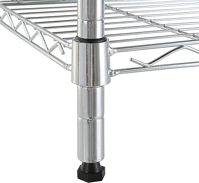 Amazon Basics 5-Shelf Tower Adjustable Storage Shelving Unit, 150 lbs Per Shelf - Image 6