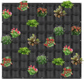 72 Pockets Hanging Planter Bags, Hanging Vertical Wall Mounted Plant Planting by Pehciroe