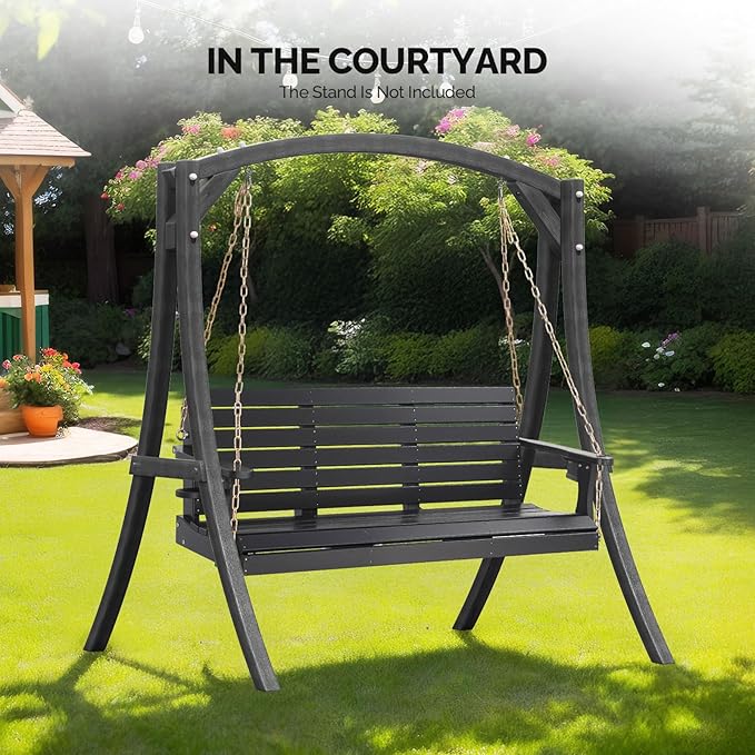 VINGLI Heavy Duty 1600 LBS HDPE Porch Swing Outdoor - Image 8