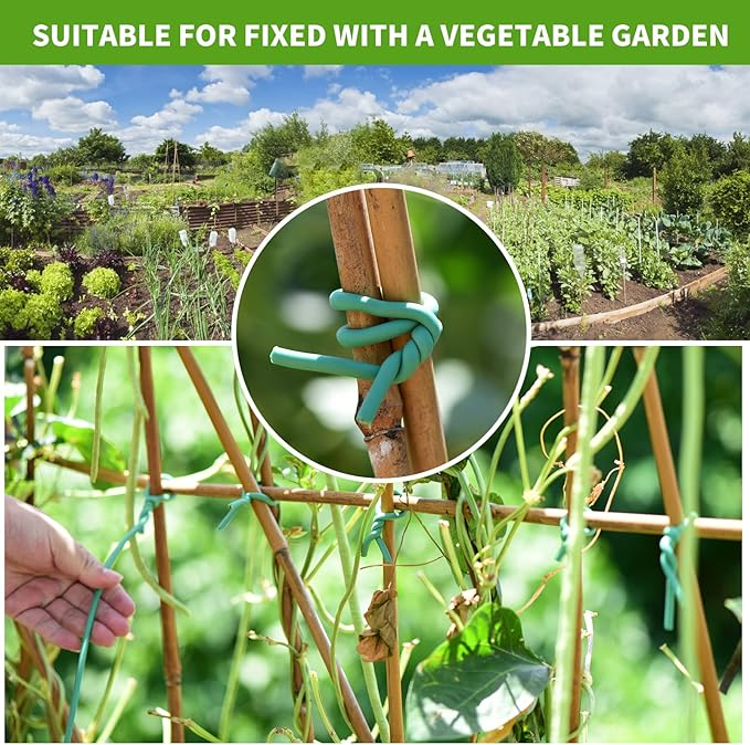 YDSL 88 feet Garden Flexible Wire, Soft Twist Plant Ties - Image 6