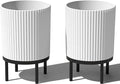 Veradek Demi Series Round Planter w/Stand by VeradekOutdoor