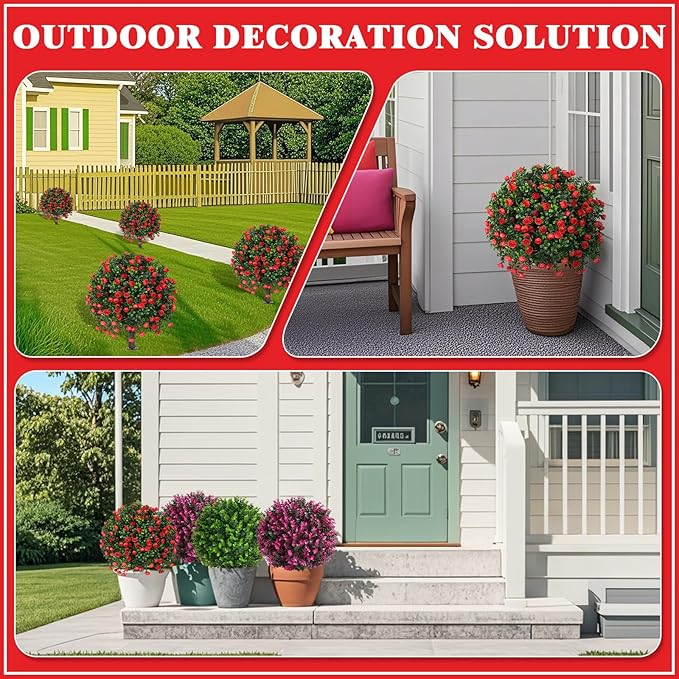 Artificial Boxwood Topiary Tree - Image 6