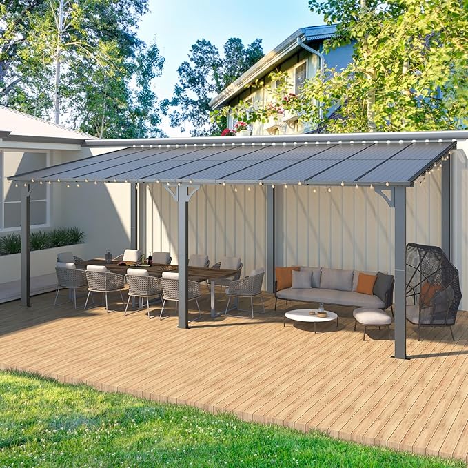 AECOJOY 20' x 10' Outdoo Gazebo Pergola - Image 4