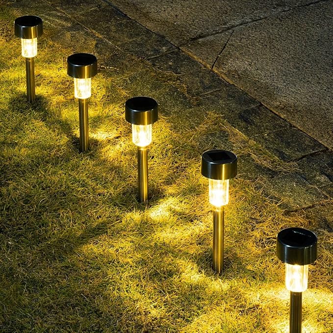 GIGALUMI 16 Pack Solar Path Lights Outdoor, Solar Lights Outdoor Waterproof - Image 8