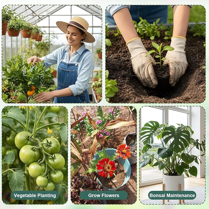 Grevosea 5 Pack Plant Support Stakes, Stackable Monstera Plant Supports - Image 5