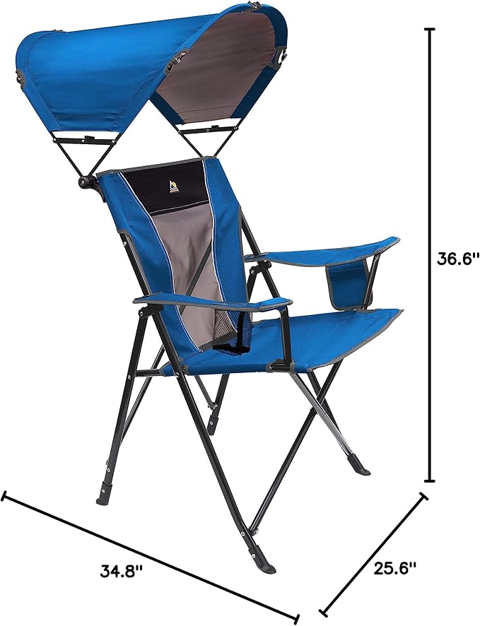 GCI Outdoor SunShade Comfort Pro Camping Chair - Image 3