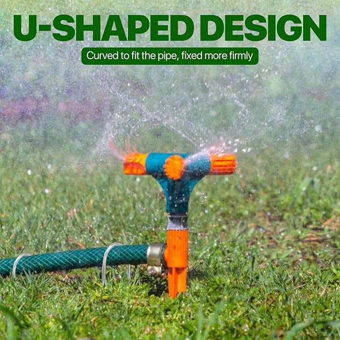 U Shape Garden Stakes 90 Packs 4 Inch 11 Gauge Irrigation Tubing Stakes - Image 5