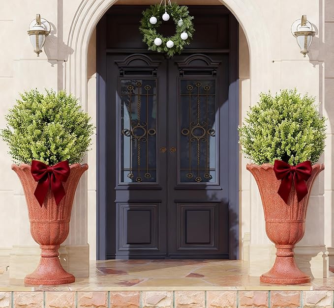 23" Tall Planters for Outdoor Plants Set of 2, Planter - Image 3