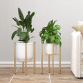 Plant Stand Indoor for 2 Height Options, Mid Century Modern Outdoor Planter by HomecourtyardsInterio