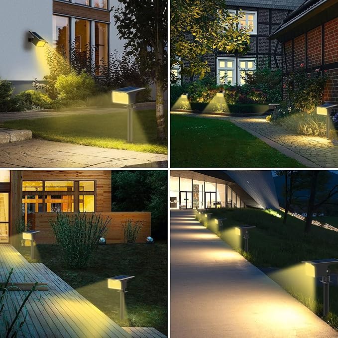 Solar Spot Lights Outdoor Motion Sensor, 3 Modes Motion Sensor Outdoor Lights - Image 6