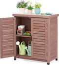 Outdoor Storage Cabinet & Potting Bench Table by OutdoorFurniture