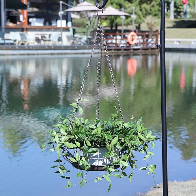 Metal Hanging Planters, Plant Hanger Basket Decorative Plant Pot Holder - Image 7