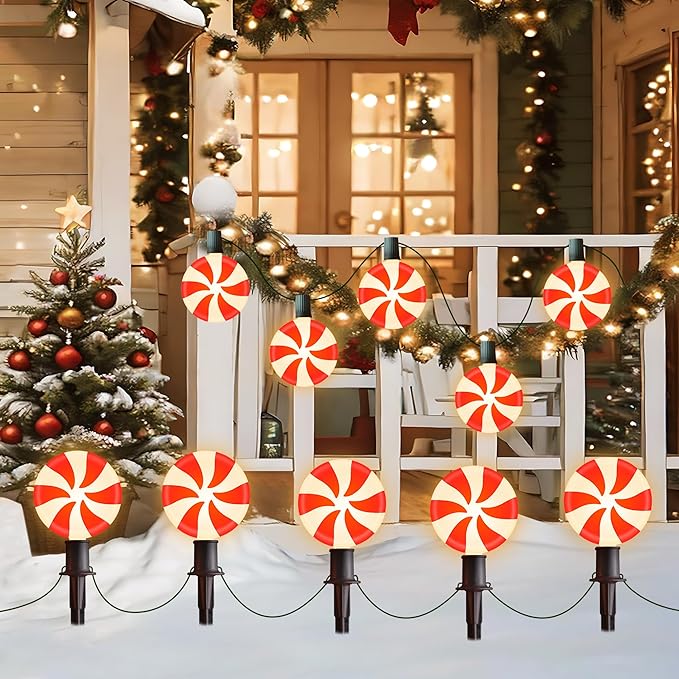 Ultimate Unicorn Christmas Lollipop Pathway Lights by UltimateUnicorn